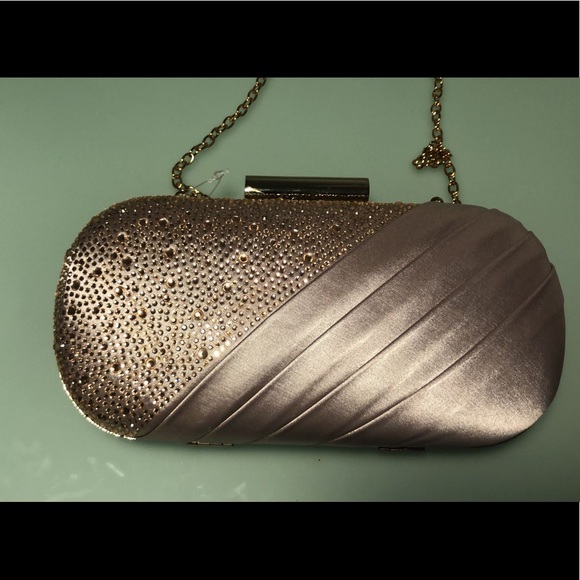 Champagne/Pink Crystal Clutch - Picture 7 of 13